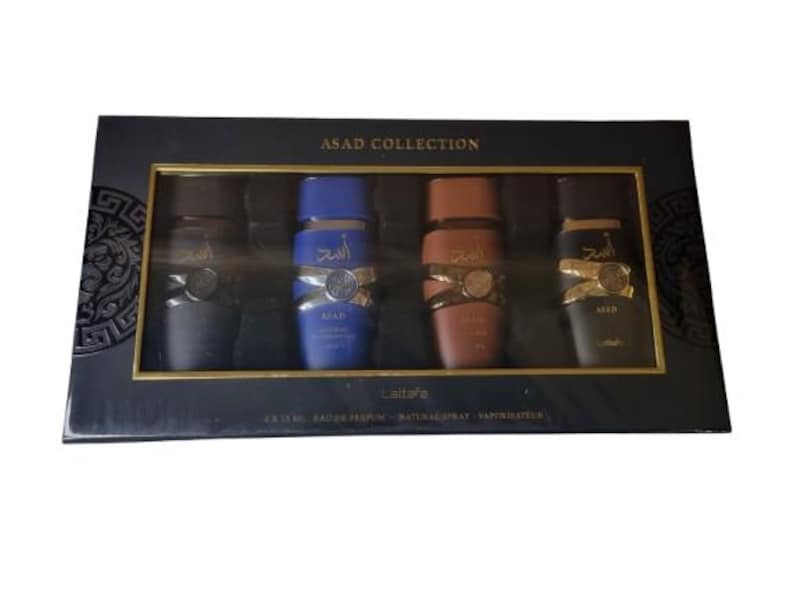 Lattafa Asad 4 Piece Collection 25ml Gift Set Original Perfume Set image 2