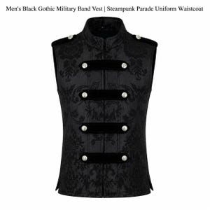 Black Parade Vest - Etsy