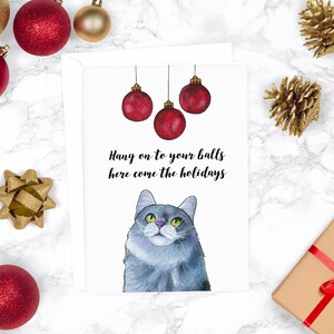 Lustige Weihnachtskarte Katze Weihnachtskarten Weihnachtskarte Set Urlaub Karte Set lustige Weihnachtskarte süße Weihnachtskarte