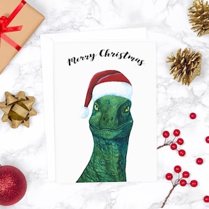 Dinosaur Christmas Card Funny Christmas Card Funny Christmas Card Set Holiday Card Set Funny Holiday Card Cute Christmas Card