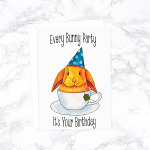 Funny Birthday Card, Funny Girlfriend Birthday, Card For Her, Best Friend birthday Card Friend Bunny Birthday Card Cute Birthday Card