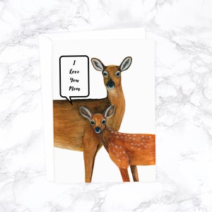 Eu te amo mãe, cartão engraçado do dia das mães engraçado, feliz dia das mães, cartão bonito do dia das mães, presente do dia das mães, cartão para a mãe