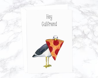 Funny Anniversary Card For Girlfriend, Funny Birthday Card Friend, Best Friend Card, I Love You Card, Birthday Cards For Her, Pizza Card