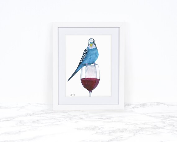 Watercolour Budgies iPhone 11 case Watercolour Budgies iPhone 11 case