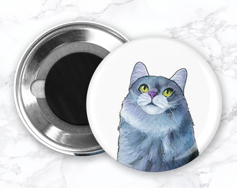 Cat Magnet, Cat Fridge Magnet, Funny Food Magnets, Refrigerator Magnets, Cat Lover Gift, Funny Fridge Magnets, Kitchen Decor