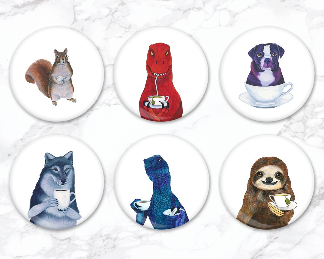 Funny Kitchen Set, Funny Fridge Trex Sloth