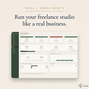 Freelance Project Planner Spreadsheet for Excel and Google Sheets