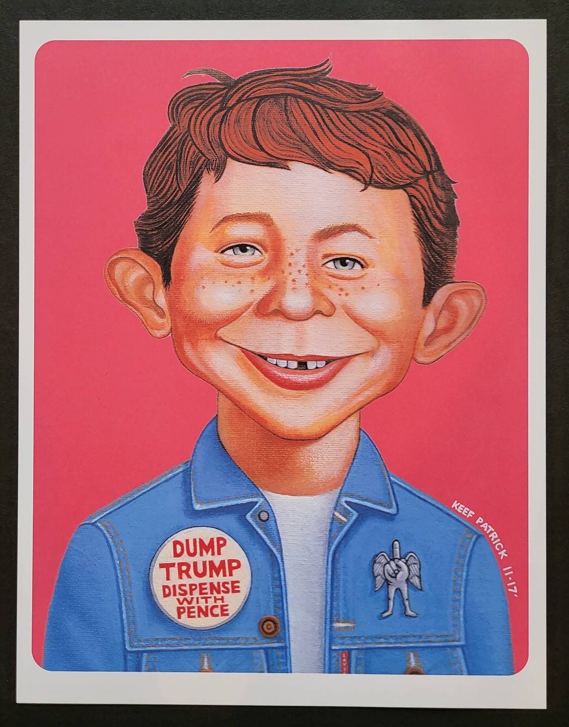 Alfred E Neuman 8.5 X 11 Digital Print on Cardstock – Etsy