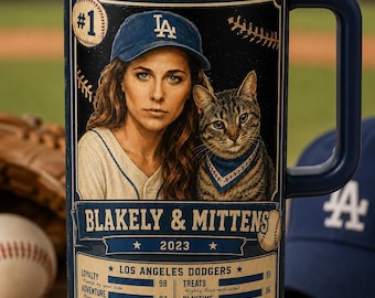 Bicchiere personalizzato per animali domestici con il nome del proprietario, bicchiere personalizzato con ritratto di cane o gatto, regalo per amanti degli animali, regalo per mamme di cani, regalo per papà di cani