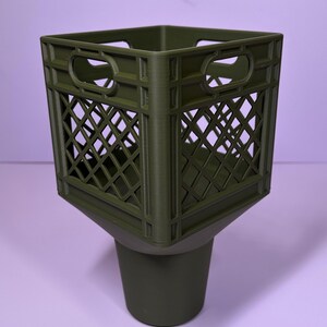 3D Printed Milk Crate Cup Holder Basket | Car Organizer image 8