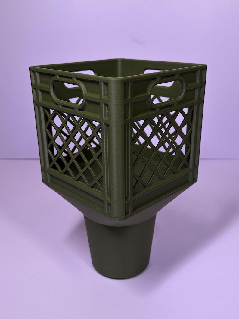 3D Printed Milk Crate Cup Holder Basket | Car Organizer image 8