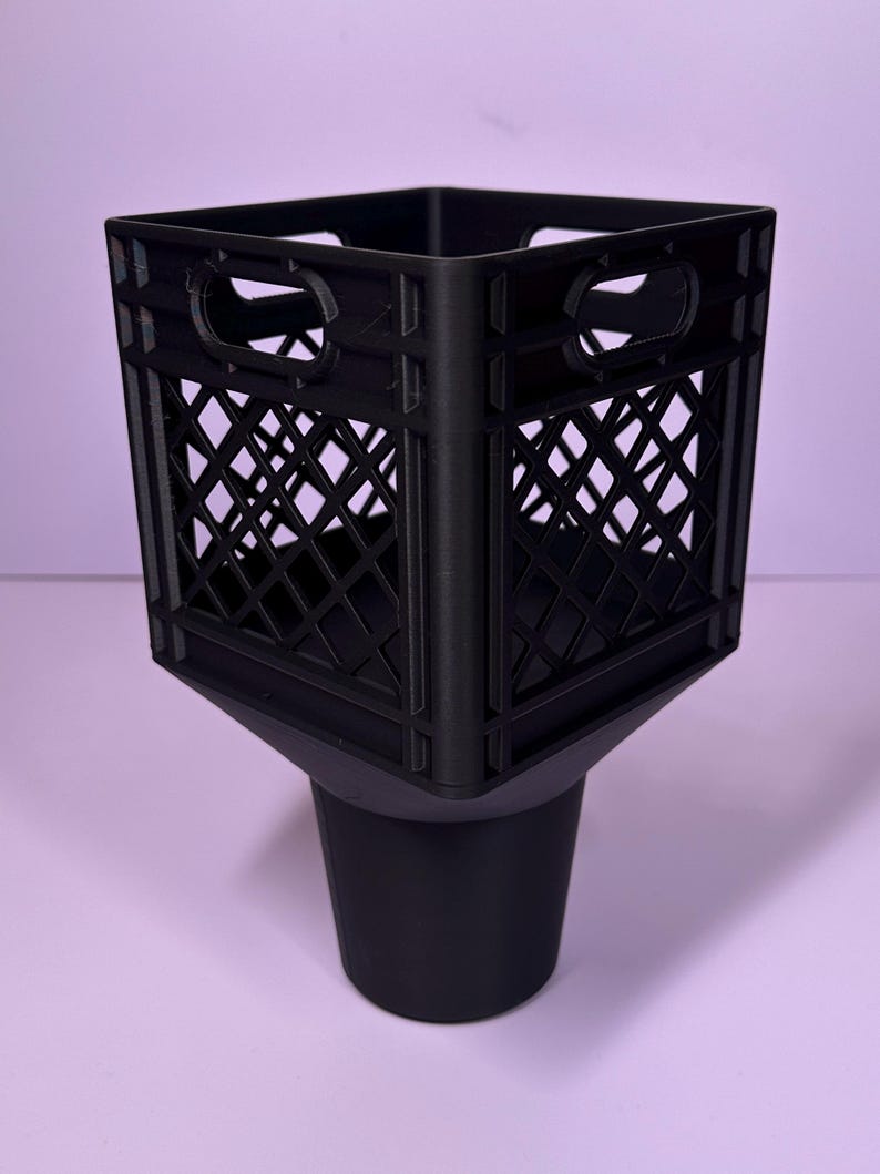 3D Printed Milk Crate Cup Holder Basket | Car Organizer image 7