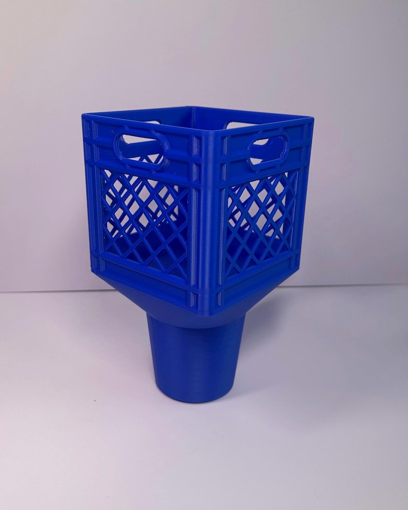 3D Printed Milk Crate Cup Holder Basket | Car Organizer image 10