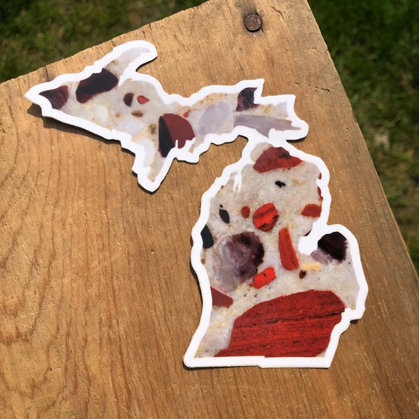 Michigan Puddingstone Sticker