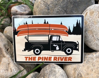 The Pine River Sticker