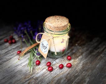 Fairy garden night light jar.