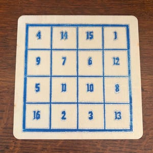Wooden Jupiter Magic Square