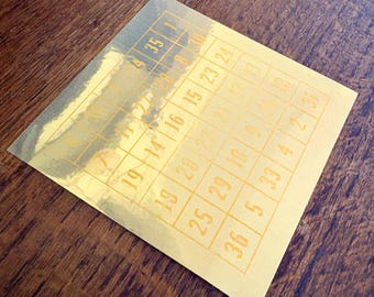 Sun Magic Square (Metallic)