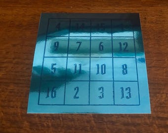 Jupiter Magic Square (Metallic)