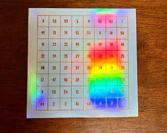 Mercury Magic Square Card (Metallic)
