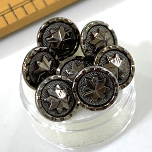 19th Century Antique Cut Buttons set of 7