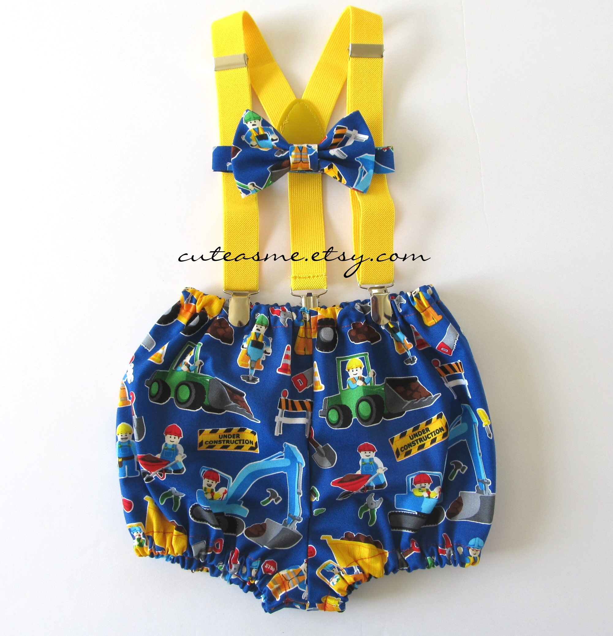 construction first birthday outfit