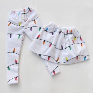 Elf Outfit || 12 inch Doll Clothes !! Doll Pants || Doll Skirt || Doll || Christmas Elf  Pants || Elf Shirt || Sweatshirt || Elf Clothes ||