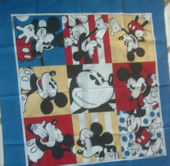 Vtg 1980's Disney Bandana Handkerchief Neckerchie… - image 1