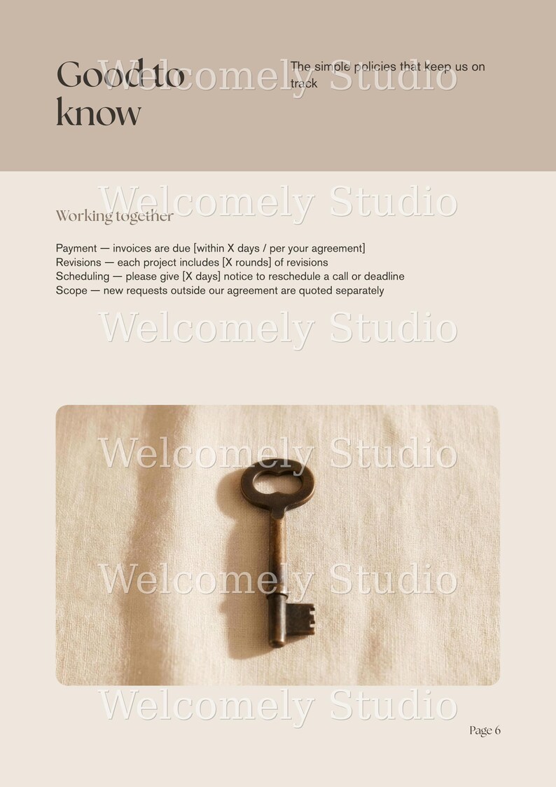 Client Welcome Packet Template, Editable Canva Onboarding Guide for Coaches & Service Providers, Welcome Booklet, New Client Kit image 7