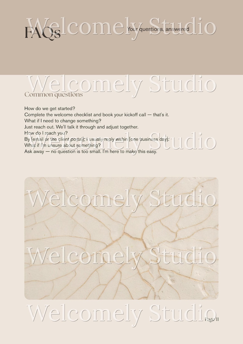 Client Welcome Packet Template, Editable Canva Onboarding Guide for Coaches & Service Providers, Welcome Booklet, New Client Kit image 11