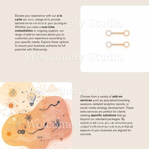 Services and Pricing Guide Template, Canva Price List for Coaches & Service Providers, Editable Client Onboarding Welcome Packet, Proposal image 4