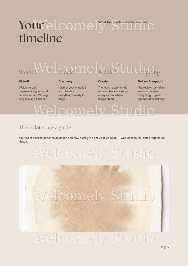 Client Welcome Packet Template, Editable Canva Onboarding Guide for Coaches & Service Providers, Welcome Booklet, New Client Kit image 6