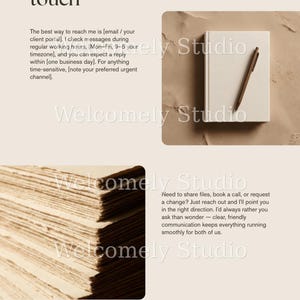Client Welcome Packet Template, Editable Canva Onboarding Guide for Coaches & Service Providers, Welcome Booklet, New Client Kit image 8