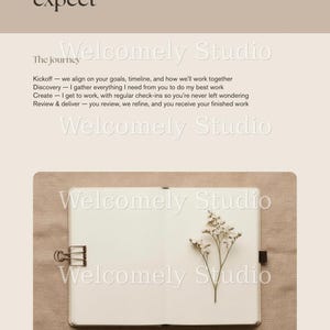 Client Welcome Packet Template, Editable Canva Onboarding Guide for Coaches & Service Providers, Welcome Booklet, New Client Kit image 5