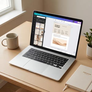 Paquete completo para clientes, plantillas de Canva para coaches y proveedores de servicios, paquete de bienvenida, guía de precios, propuesta. imagen 11