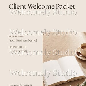 Paquete completo para clientes, plantillas de Canva para coaches y proveedores de servicios, paquete de bienvenida, guía de precios, propuesta. imagen 2