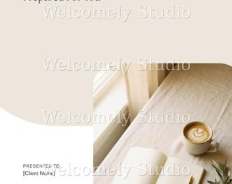 Modèle de proposition client, proposition Canva modifiable pour les entraîneurs et les prestataires de services, proposition d'entreprise, kit de proposition pour les indépendants