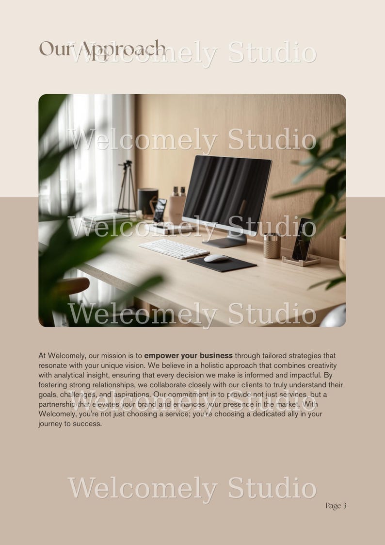Services and Pricing Guide Template, Canva Price List for Coaches & Service Providers, Editable Client Onboarding Welcome Packet, Proposal image 2