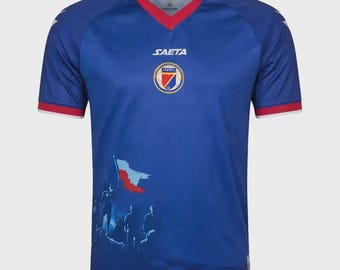 Haiti Football Jersey Haiti World Cup Soccer Shirt Fan Edition Blue