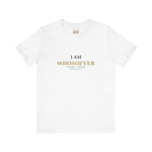 Ich bin jedermann t-Shirt | Inspirierendes Schrift-Shirt