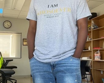 I AM WHOSEVER tee | Inspirational Scripture Shirt - Romans 10:13