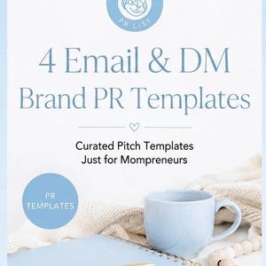 Brand Pitch Templates for Creators | Email, DM Outreach Scripts (Instant Download)