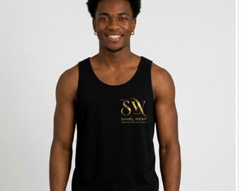 Camiseta sin mangas Sahel Wear - Moda africana elegante - Estilo y cultura SW Chic