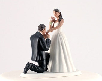 Bride And Groom Cake Topper Etsy