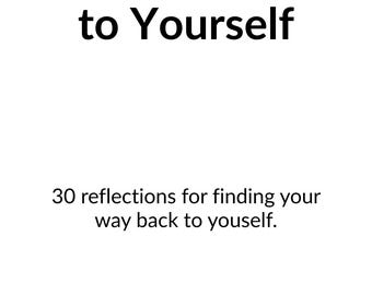 Self-Discovery Reflection Cards | Coming Home to Yourself (Digital Download)
