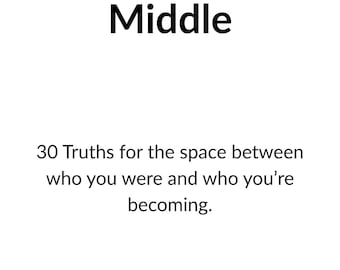 Healing Journey Reflection Cards | The Messy Middle (Digital Download)