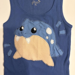 Spheal Pokemon Patchwork Tank Top