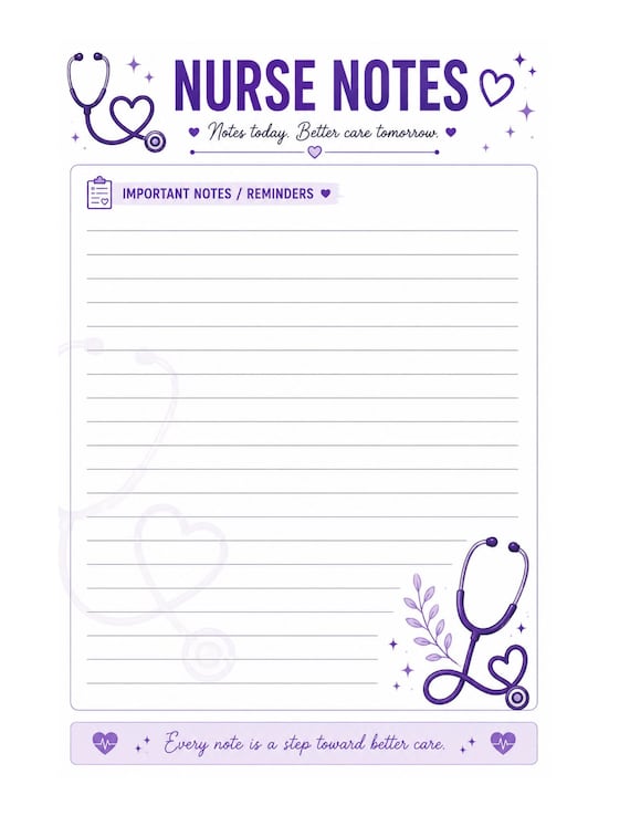 Organized Nurse Planner 2027 | Shift Tracker, Self Care (Digital Download)