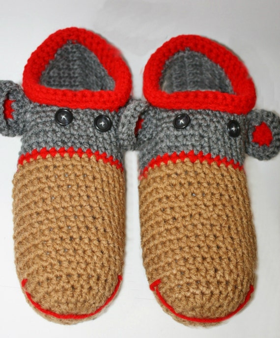 mens monkey slippers