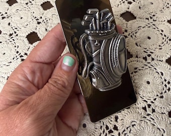 Vintage golf bag money clip